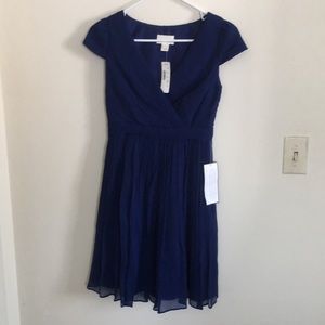 J. Crew Empire style dress with cap sleeves